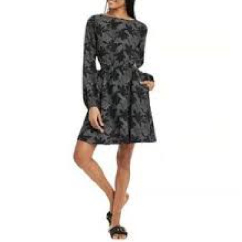 Universal Thread Women's Balloon Long Sleeve Mini A-Line Dress